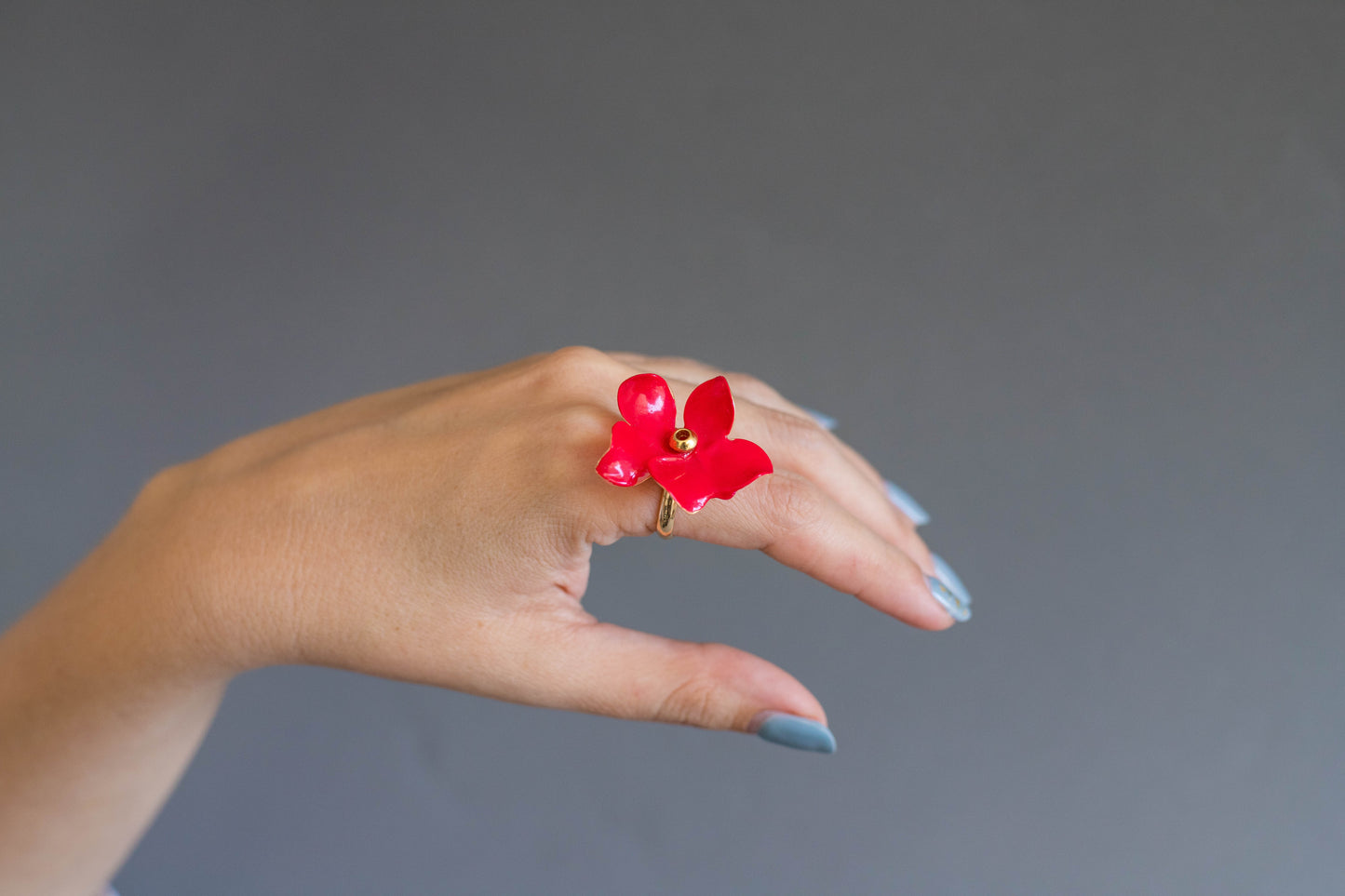 Anillo Jazmín rojo