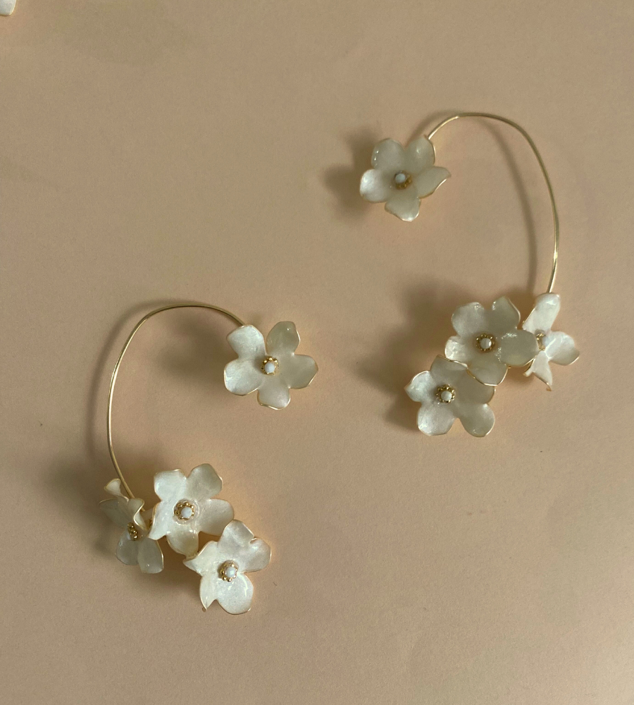 Earcuff Jazmin Ivory