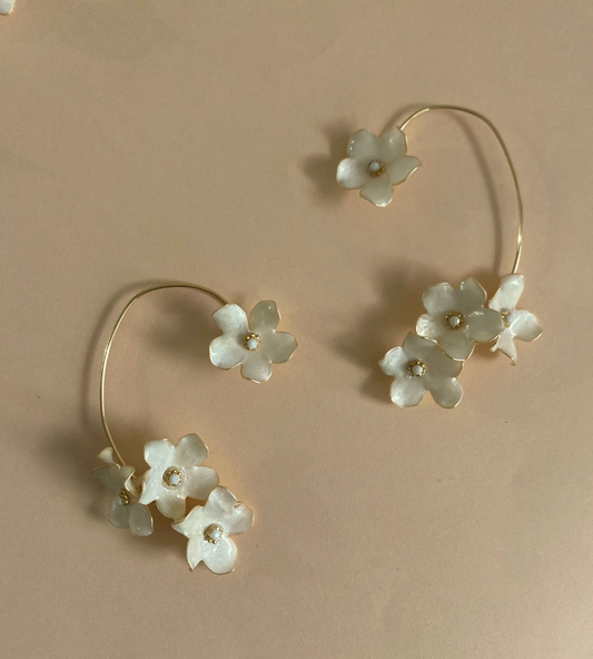 Earcuff Jazmin Ivory